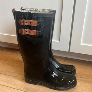 Chooka black rain boots